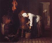 Jean Baptiste Simeon Chardin The Water Urn France oil painting artist